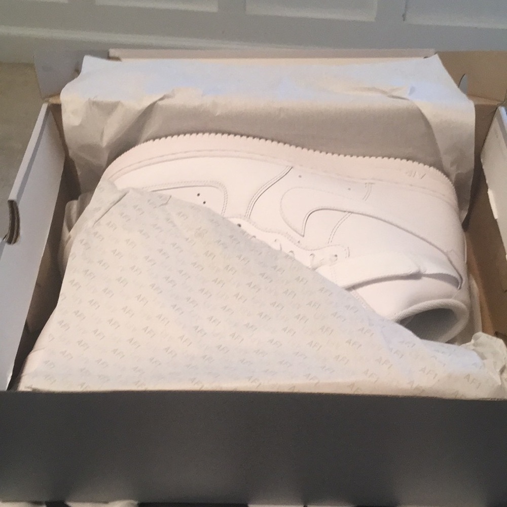 Nike Airforce 1s, High tops, White, Size 13. Never worn